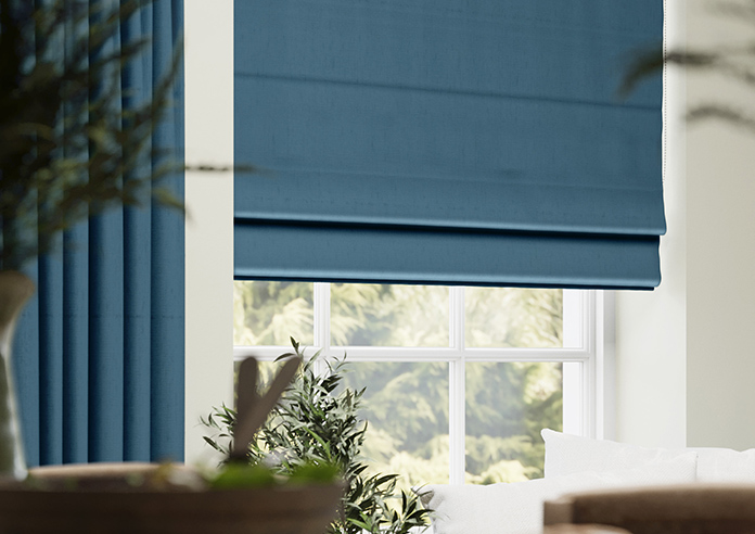 Windermere, Peacock - Twist&Fit Roman Blind - Image 5